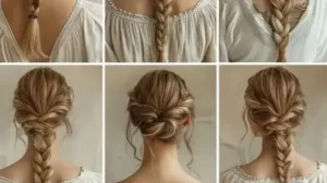 تسريحة شعر للمناسبات